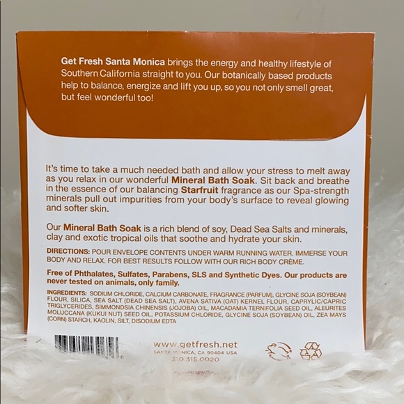 GET FRESH - MINERAL BATH SOAK - STARFRUIT - Picture 2 of 2